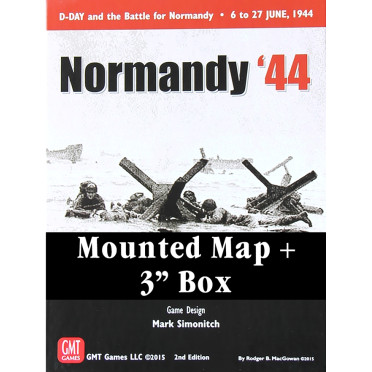 Normandy '44 - Mounted Map + 3"box