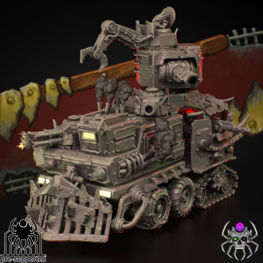 Eight Legs Miniatures – Orkz – Heavy Armoured War Wagon