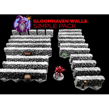 Murs pour Gloomhaven en 3D