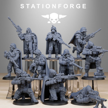 Station Forge - Légion de Fer - 10x GrimGuard Snipers