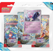 Pokémon EV07 : Écarlate et Violet – Couronne Stellaire - Pack de 3 boosters - Forgelina