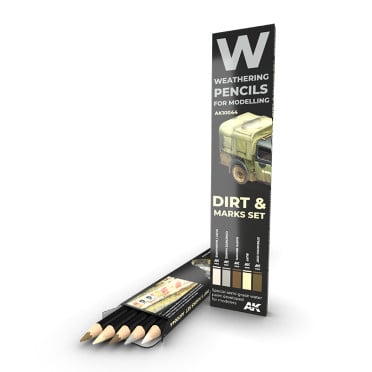 Weathering Pencils - Dirt: Marks Set