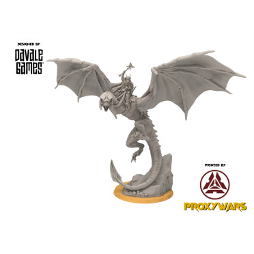 Dragon Army - Dark Mage on Wyvern - Davale Games