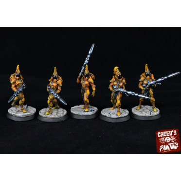 Space Elves - x5 Fire Warriors - Fantasy Cult Miniatures