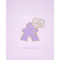 Colored Meeple Enamel Pin 1