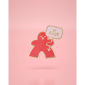 Colored Meeple Enamel Pin 11