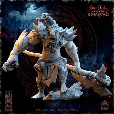 The Beholder Miniatures - Gobelins - Commandant sur Troll