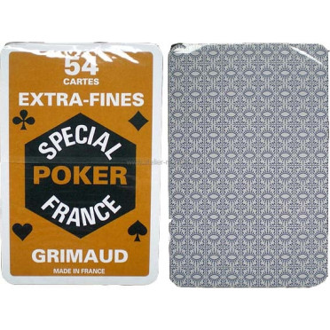 Playing cards Poker Grimaud Extra Fines