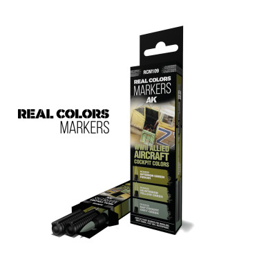 RC Markers Set - WWII Allied Aircraft Cockpit Colors