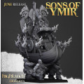 Highlands Miniatures - Sons of Ymir - Throne Drakkar Dwarf x1 2