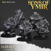 Highlands Miniatures - Sons of Ymir - Dwarf Rangers x10