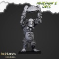 Highlands Miniatures - Moredhun's Orcs - Cave Trolls x3 4