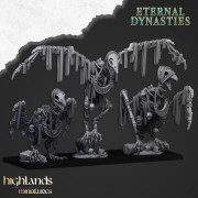 Highlands Miniatures - Eternal Dynasties - Sand Vultures x3