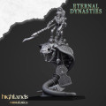 Highlands Miniatures - Eternal Dynasties - Serpent Riders x3 3