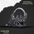 Highlands Miniatures - Eternal Dynasties - Crane Catapult x1 3