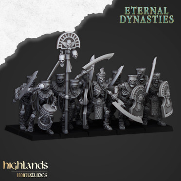 Highlands Miniatures - Eternal Dynasties - Tomb Guards x10