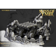 Highlands Miniatures - Sons of Ymir - Dwarf Organ Cannon x1