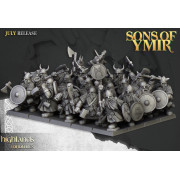 Highlands Miniatures - Sons of Ymir - Dwarven Warriors x15