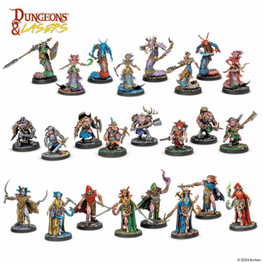 Dungeons & Lasers - Figurines - Beastkin Hybrids : Playable Characters