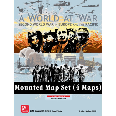 A World at War - 4th Printing Mounted Maps