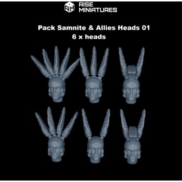 Rise Miniatures - Samnite Wars - Samnite & Allied Auxiliaries - Heads - 28mm