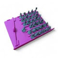 Zombicide Army of the Dead - Zombies storage box Fuchsia compatible 4