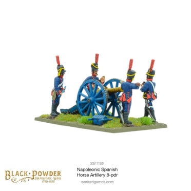 Napoleonic Spanish Horse Artillery with 8-pdr