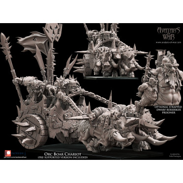 Avatars Of War - Orc Boar Chariot