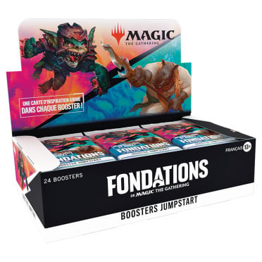 Magic The Gathering : Fondations - Boîte de 24 boosters Jumpstart