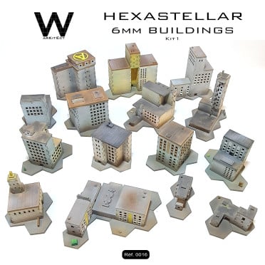 Kit Warkitect - Hexastellar - Bâtiments 6mm