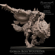 Goblin Boss Wolfrider 1