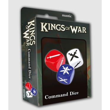 Kings of War - Dés de Commandement