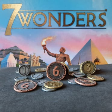 7 Wonders / 7 Wonders Duel - Compatible metal coins