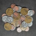 Set of generic metal coins of value 1, 5, 10 for board games 6