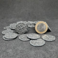 Pirate antique silver metal coins for board games / role-play games 11