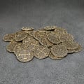 Pirate antique gold metal coins for board games / role-play games 10