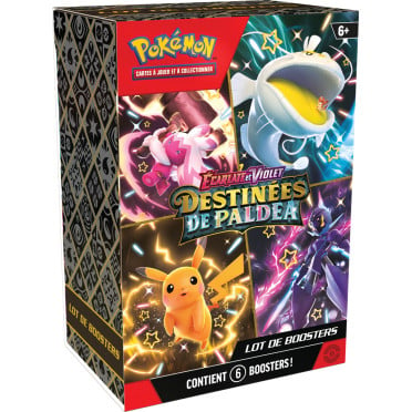 Pokémon EV045 : Bundle 6 boosters Destinées de Paldea