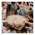 Complete Crokinole 'Wood' Pack + Wallmount kit 6