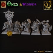 Titan Forge - Badland's Orc - Orc Unit Hand Weapons & Shield EMC