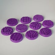 Set A de 10 socles fantasy 25mm