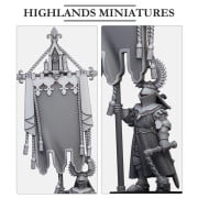 Highlands Miniatures - Gallia - Battle Standard Bearers on Foot