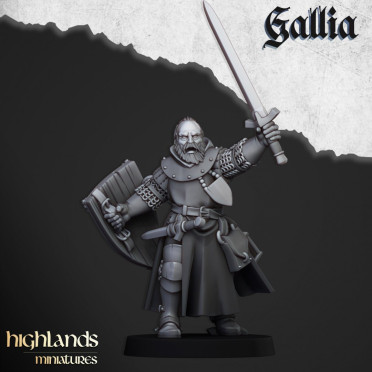 Highlands Miniatures - Gallia - Questing Knight Heros