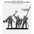 Highlands Miniatures - Gallia - Gallia Shooters: Handgunners with EMC 7