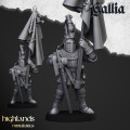 Highlands Miniatures - Gallia - Knights of Gallia on Foot 1