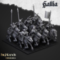 Highlands Miniatures - Gallia - Mounted Mens at Arms with EMC 0