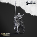 Highlands Miniatures - Gallia - Mounted Mens at Arms with EMC 7