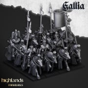 Highlands Miniatures - Gallia - Royal Knights of Gallia with EMC