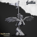 Highlands Miniatures - Gallia - Gallia Knigths on Pegasus with EMC 5