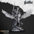 Highlands Miniatures - Gallia - Gallia Knigths on Pegasus with EMC 6