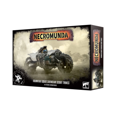 Necromunda : Ironhead Squat Svenotar Scout Trikes